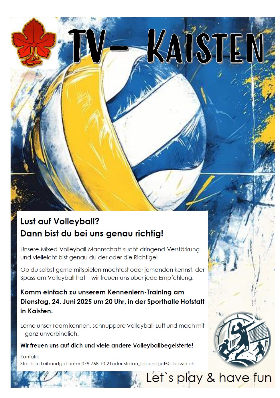 Lust auf Volleyball?